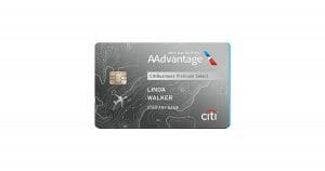 Aadvantage citibusiness platinum select