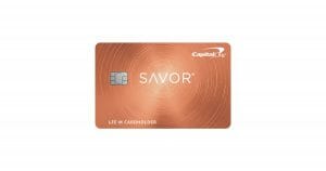 capital one savor rewards card