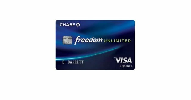 chase freedom unlimited