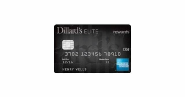 dillards elite american express card