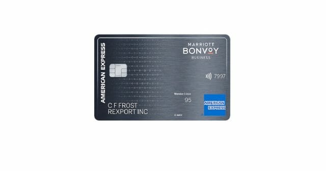 marriott bonvoy business american express card