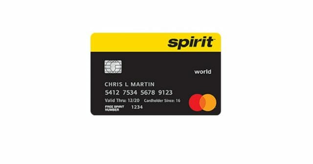 spirit airlines world mastercard