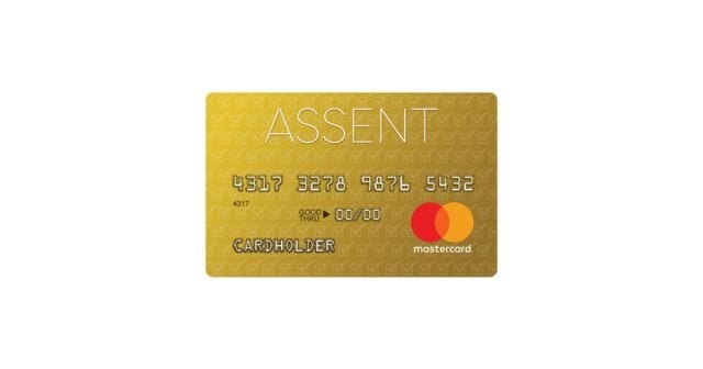 assent platinum mastercard secured