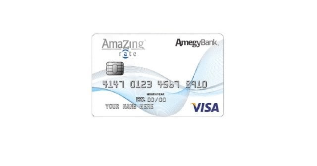 amegy bank amazing rate credit card