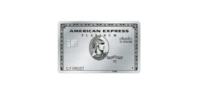 american express platinum card for schwab