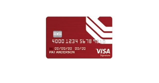 bok financial visa signature college real rewards card