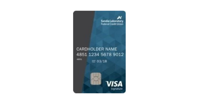 SLFCU Visa Signature Business Card