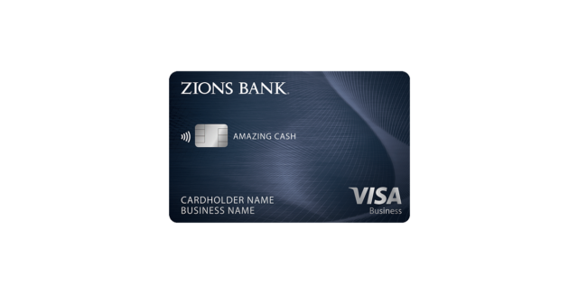 Zions Bank AmaZing Cash for Business Credit Card