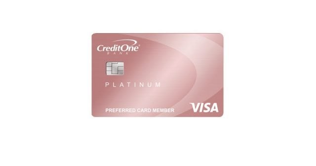 credit one platinum rewards visa with no annual fee