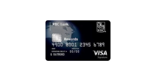 rbc rewards visa signature credit card