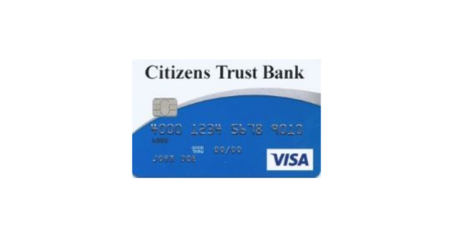 citizens trust bank visa classic secured credit card
