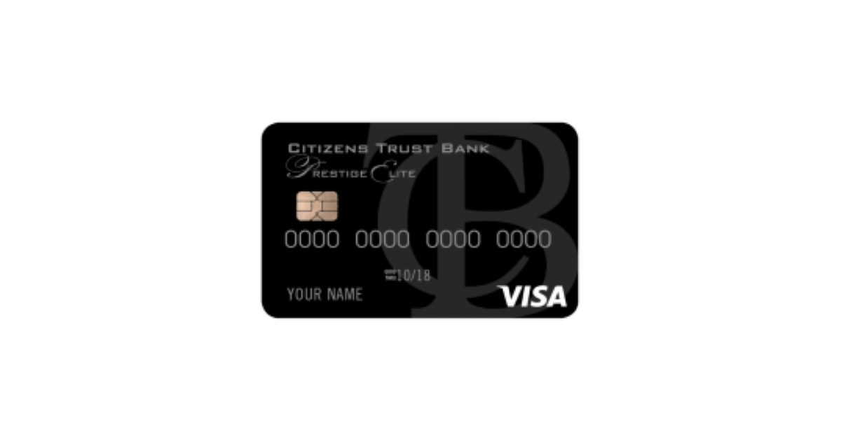 Citizens Trust Bank VISA Prestige Elite Credit Card ...