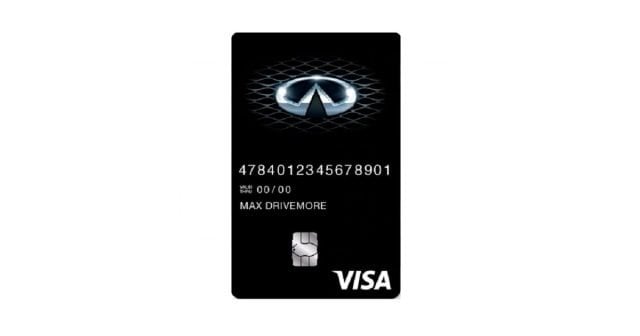 infiniti visa card