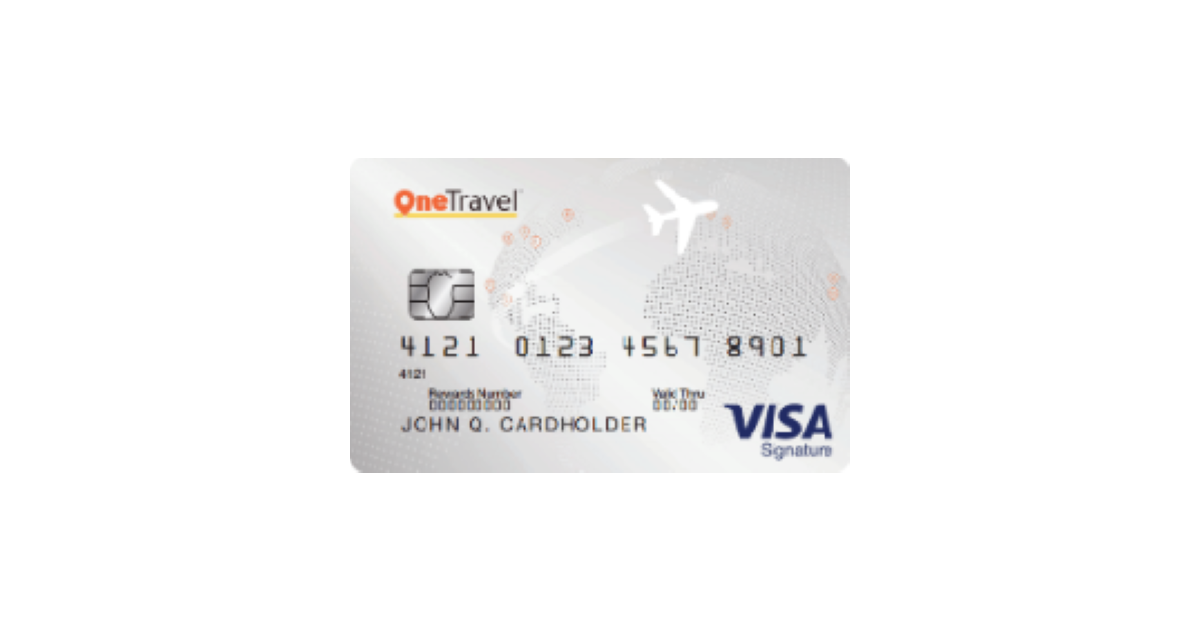 OneTravel Visa® Credit Card: Swipe and Earn Every Time You Travel! Review:  Swipe and Earn Every Time You Travel!