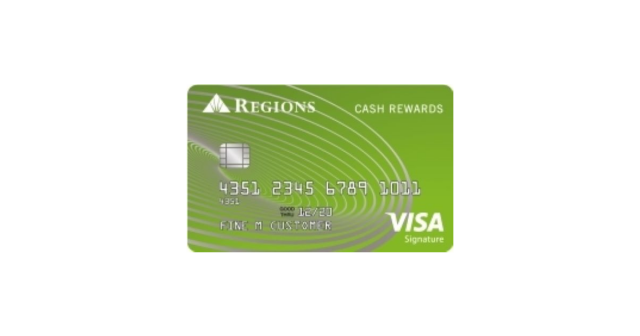 Regions Cash Rewards Visa® Signature Credit Card