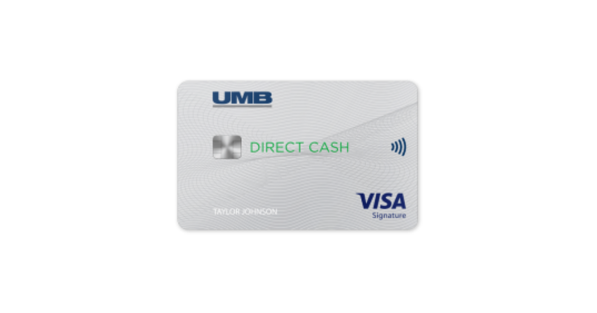 UMB Direct Cash® Visa® Signature Credit Card Review