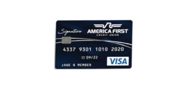 america first visa signature card