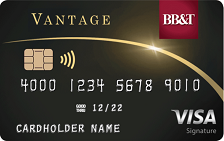 bb&t vantage visa signature credit cards