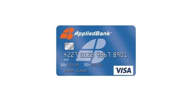 Applied Bank Unsecured classic Visa