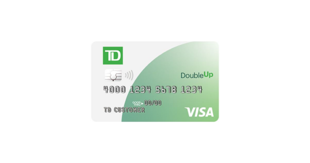 td bank double up visa card