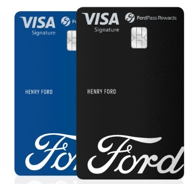 fordpass black and blue cards