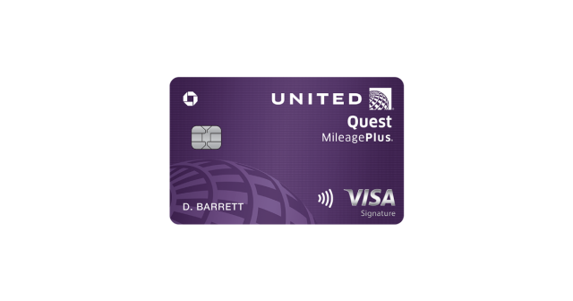 united quest visa signature card