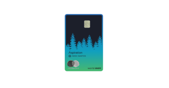 aspiration debit card