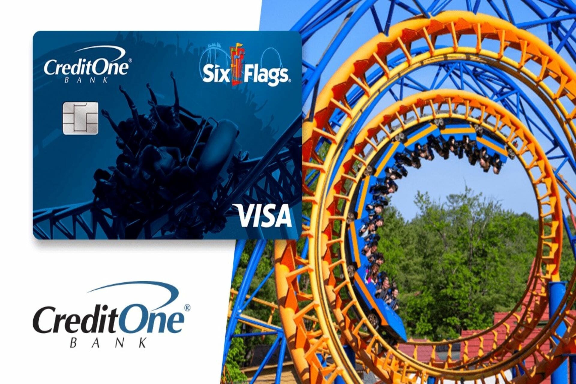 credit one bank six flags credit card