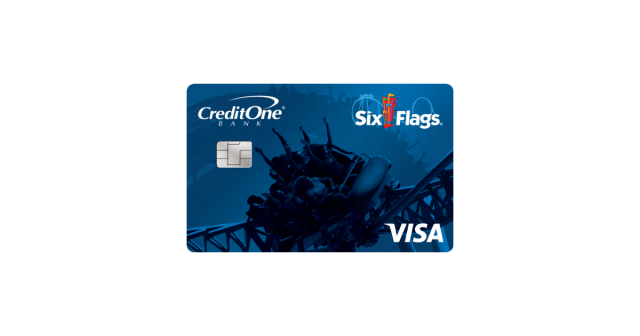 credit one six flags rewards visa