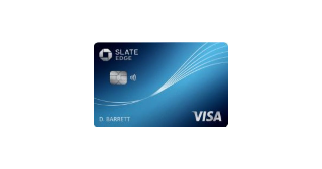 chase slate edge visa credit builder credit card