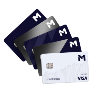 m1 spend visa debit metal card