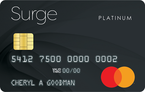 surge mastercard credit card
