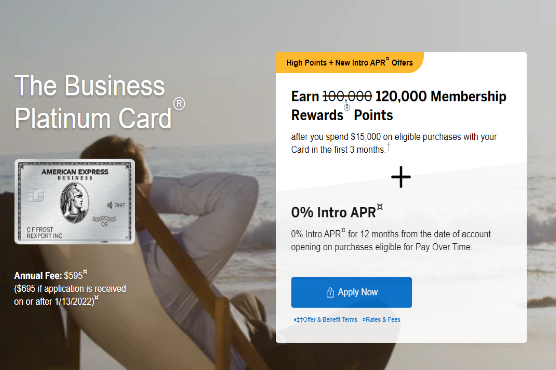 amex business platinum new annual fee