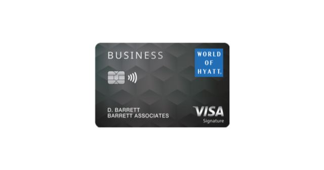 world of hyatt business visa signature credit card