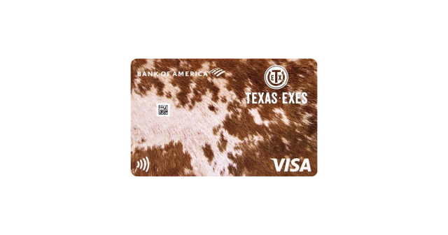 university of texas exes customized cash rewards credit card bank of america ut austin longhorns visa