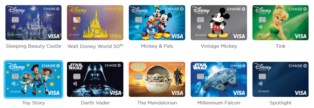 chase disney premier visa credit card art choice