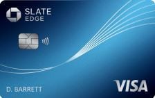 chase slate edge 0% apr credit card