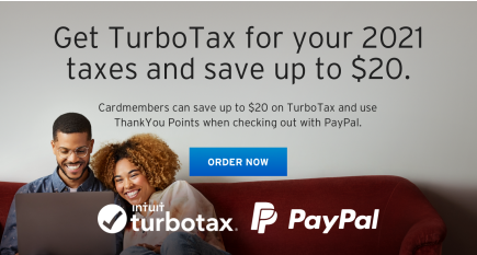 Citi U.S. ThankYou Cardmembers Can Save on TurboTax Software