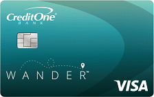 Credit One Bank Wander Card 224x141