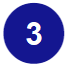 blue circle with number 3 in white centered