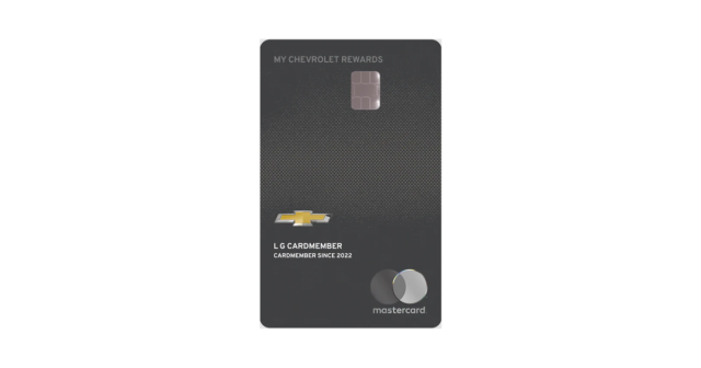 My Chevrolet Rewards Mastercard credit card from Goldman Sachs