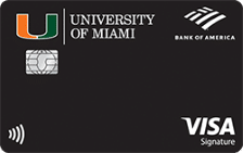 University of Miami Customized Cash Rewards Credit Card