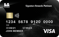 Los Angeles Federal Credit Union Signature Rewards Platinum Credit Card