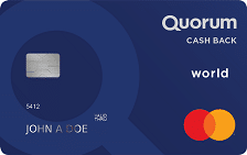 Quorum Cash Back World Mastercard®