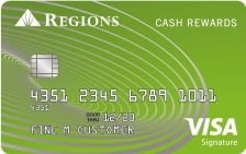 Regions Cash Rewards Visa® Signature Credit Card