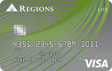 Regions Life Visa® Credit Card