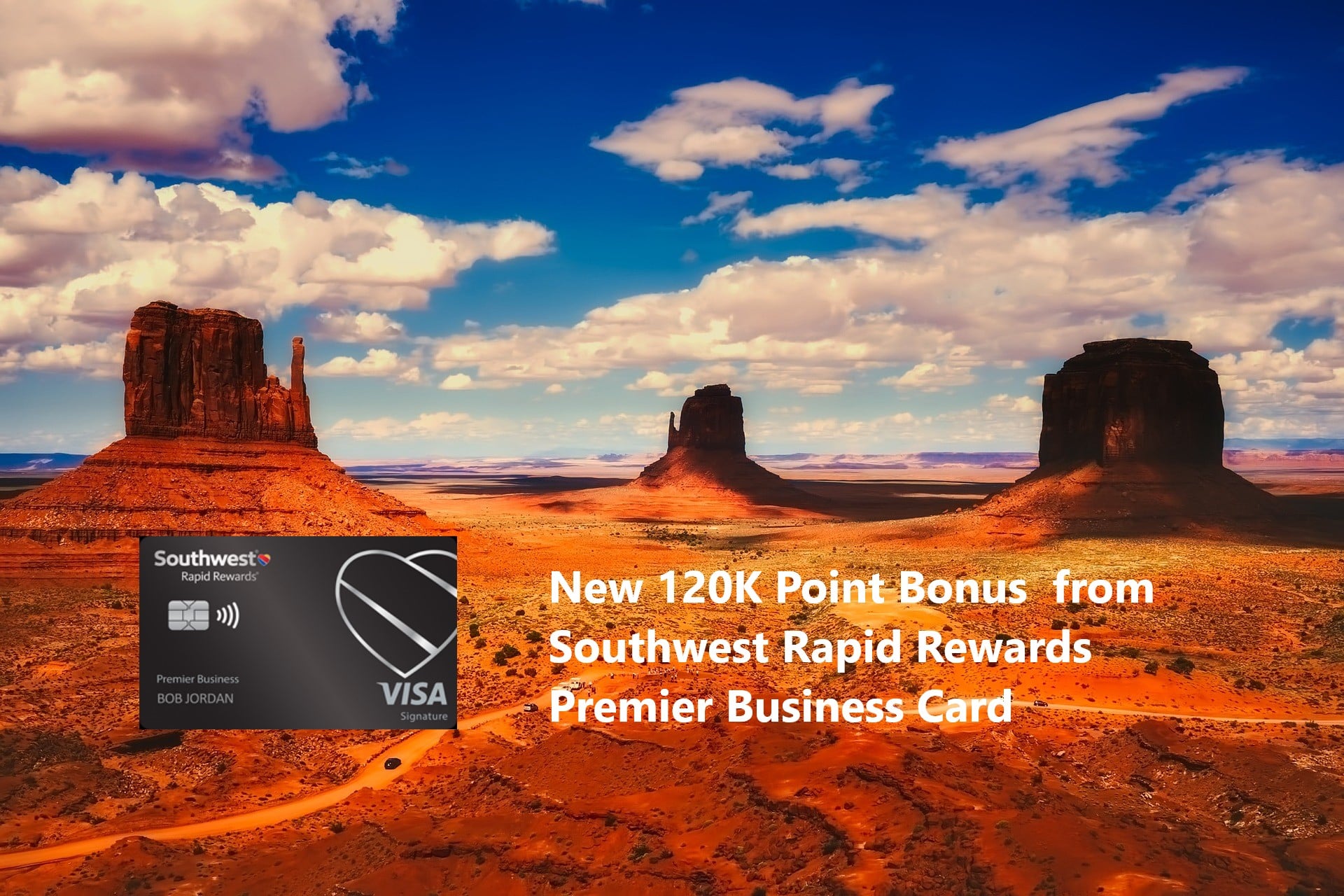 Welcome Offer for Southwest Rapid Rewards™ Premier Business Credit Card from Chase