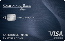 California Bank & Trust AmaZing Cash for Business Visa® Card