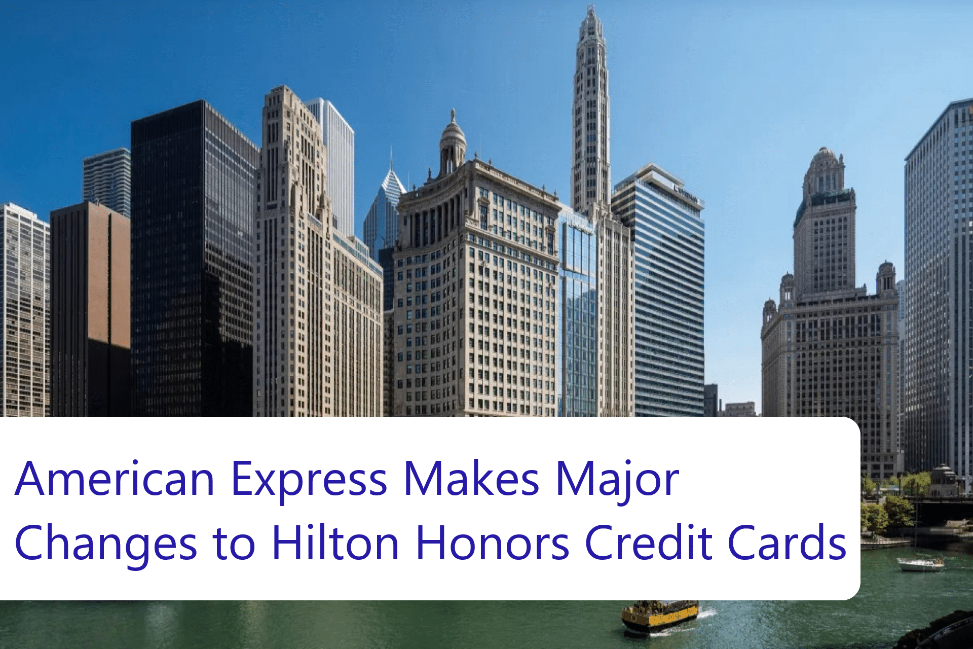 Hilton Honors Credit Cards from American Express get major changes